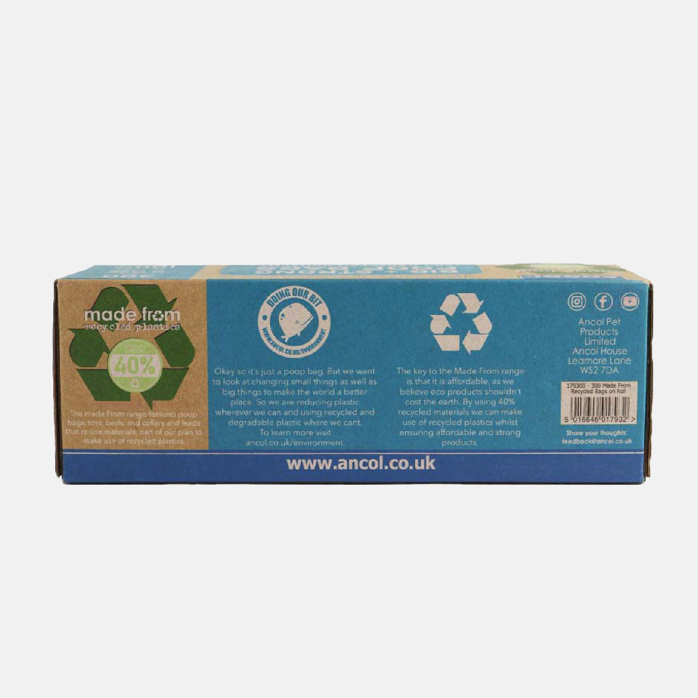 Ancol Giant 300 Poop Bag Roll